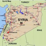 mappa della Siria