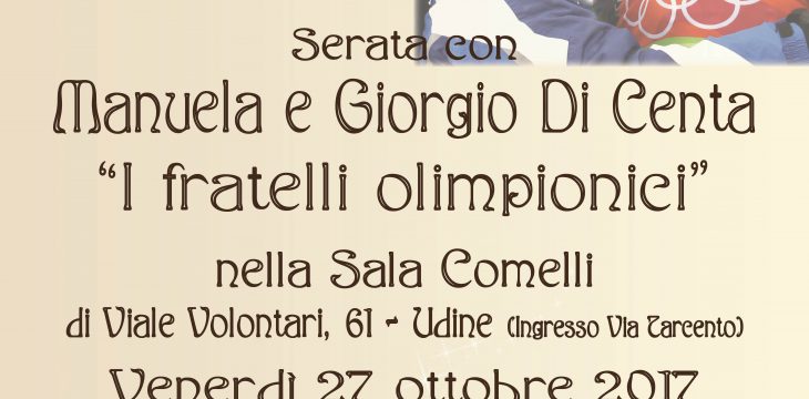 locandina serata fratelli Di Centa