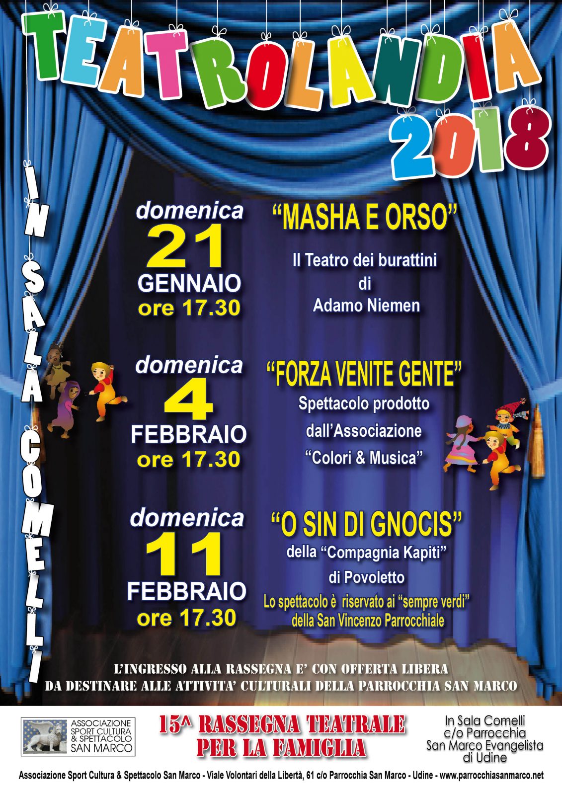 LOCANDINA TEATROLANDIA 2018