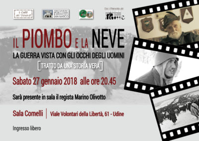 Locandina docufilm Il piombo e la neve