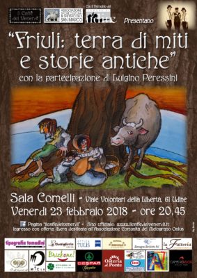 Locandina serata con Luigino Peressini