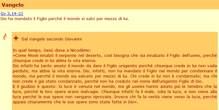 Vangelo 11 Marzo 2018