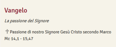 Vangelo 23 marzo 2018