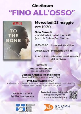 locandina cineforum FINO ALL'OSSO