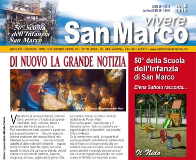 Vivere San Marco n. 5 2018 - testata