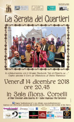 Il caffè del venerdì: La serata dei quartieri 2018