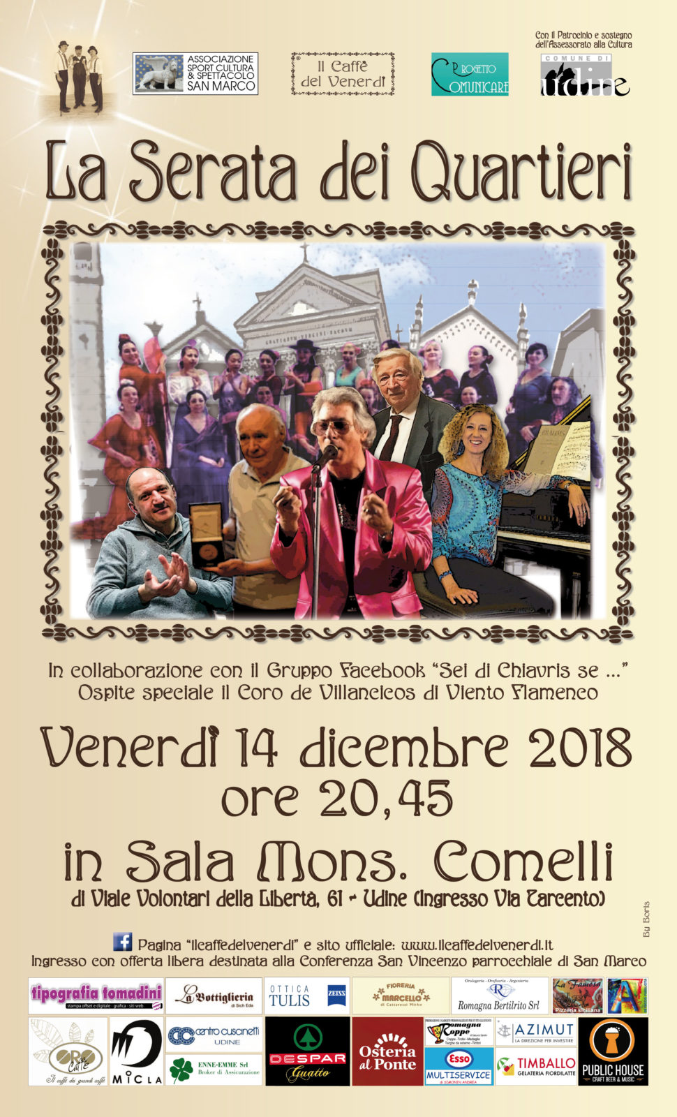 Il caffè del venerdì: La serata dei quartieri 2018
