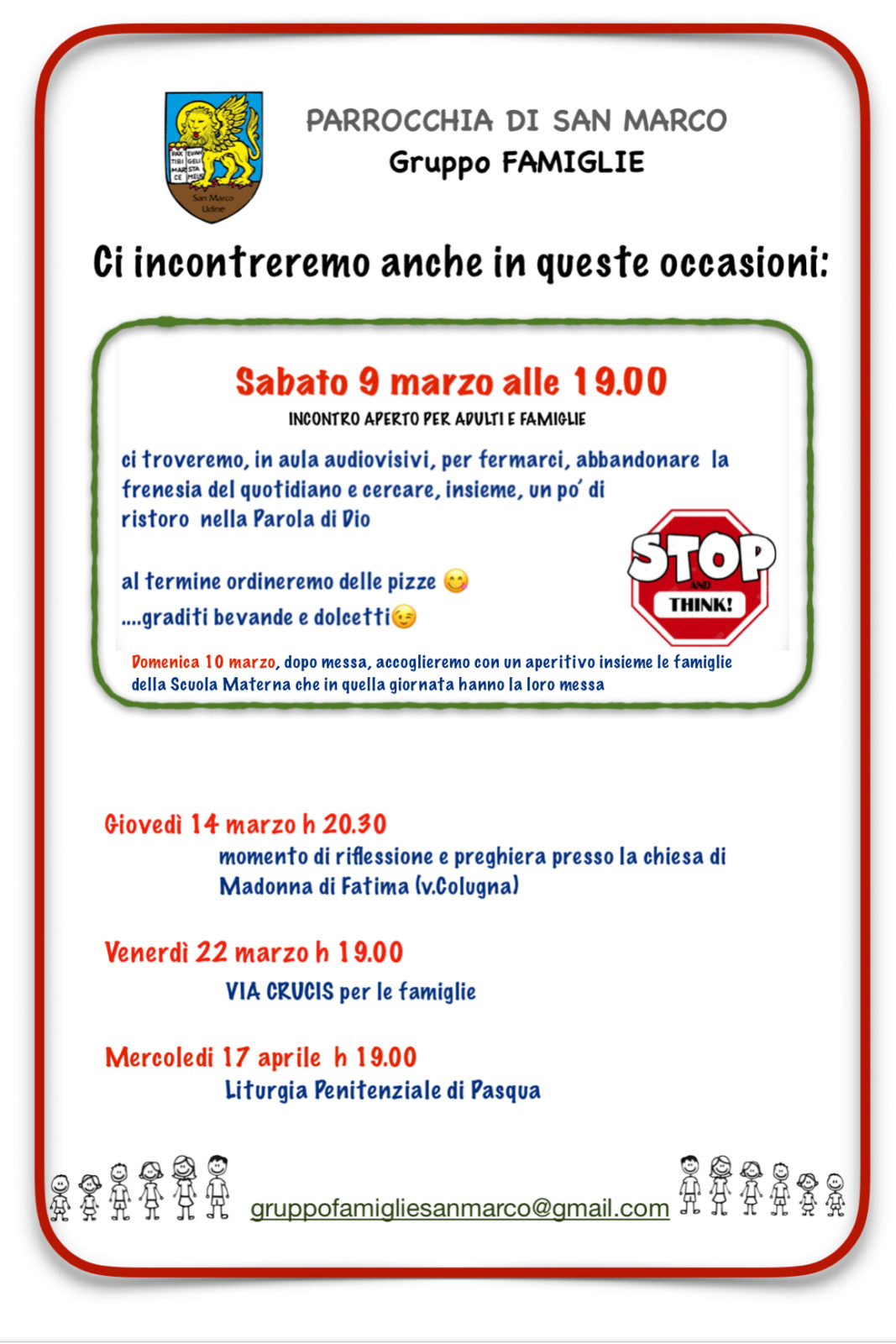incontri adulti e famiglie