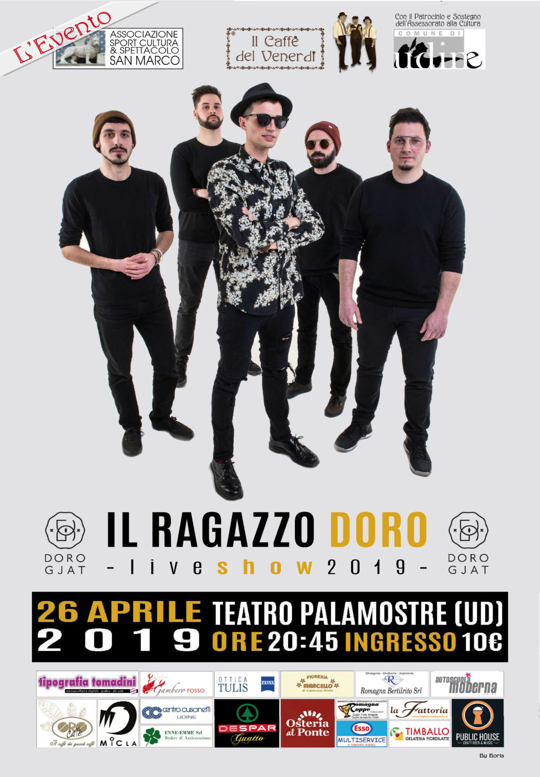 IL CAFFE'è DEL VENERDI' - LOCANDINA DORO GJAT 26/04/2019