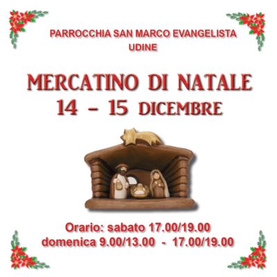 Locandina Mercatino di Natale 2019