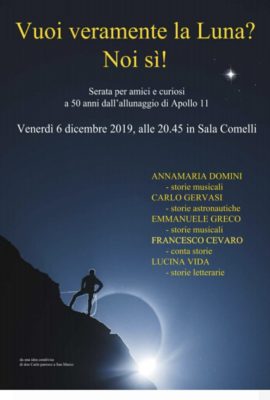 Locandina Vuoi veramente la luna? Noi sì!