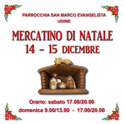 Locandina mercatino di Natale 2019