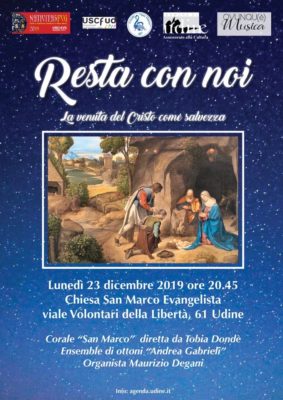 Locandina Concerto di Natale 2019