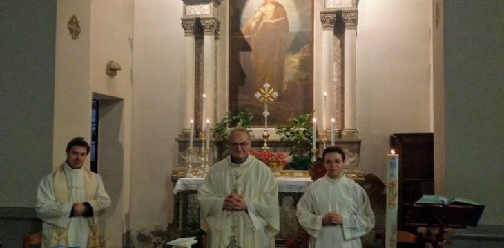 santa messa del 25/04/2020 all'altare di San Marco