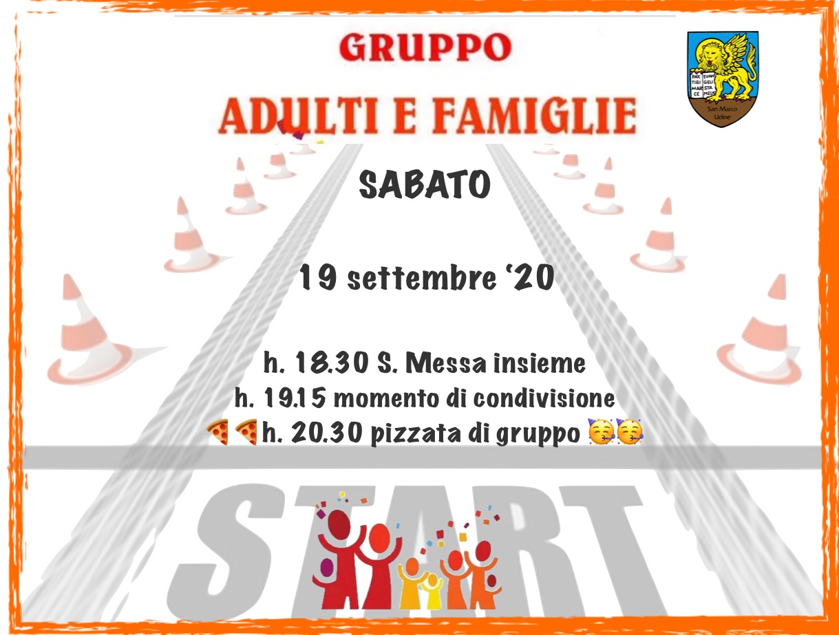Incontro gruppo famiglie e adulti 09/2020