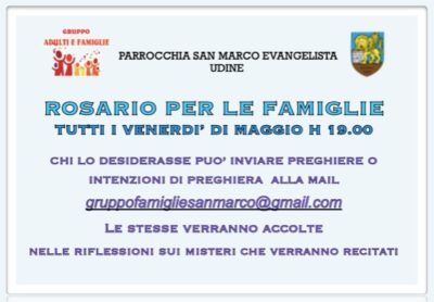 Rosario gruppo adulti e famiglie 2021