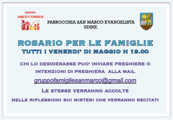 Rosario gruppo adulti e famiglie 2021