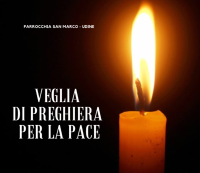 Veglia di preghiera per la pace