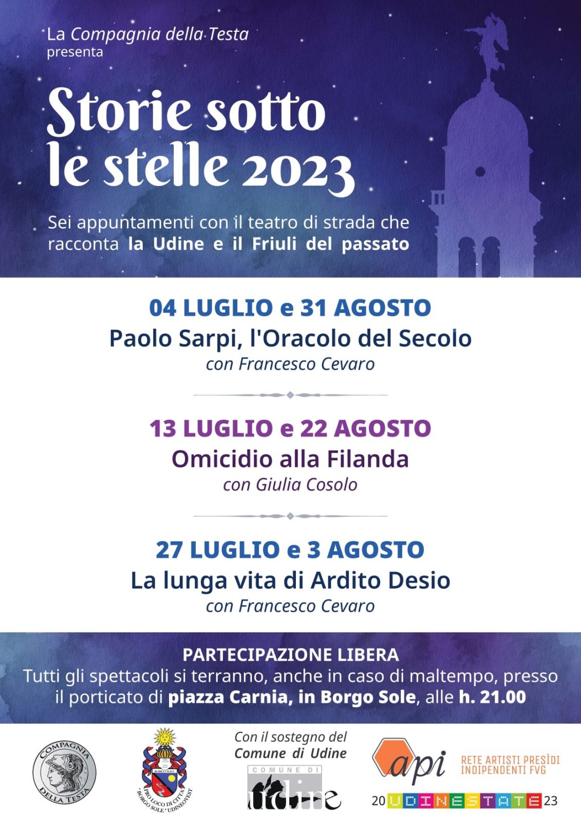 Locandina Storie sotto le stelle 2023