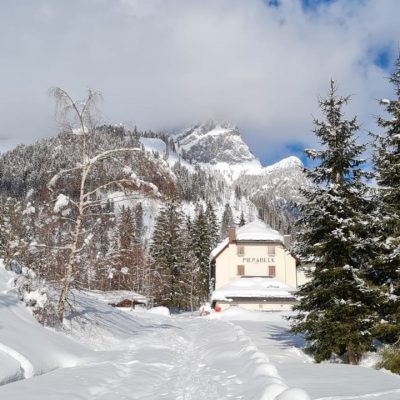 Pierabech con la neve