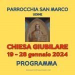Programma Chiesa giubilare 19-28 gen 2024