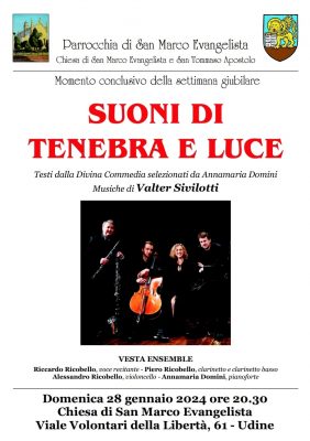 Locandina Suoni di tenebra e luce