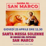 S.Messa in onore del Santo patrono San Marco