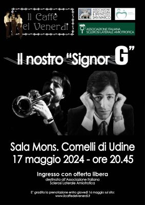 Il caffè del venerdì presenta Giorgio Gaber 17.05.2024