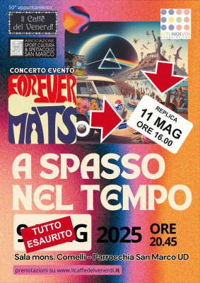 Locandina concerto Forever Mats 11.5.2025