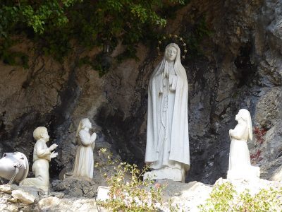 Statue Madonna di Fatima e pastorelli