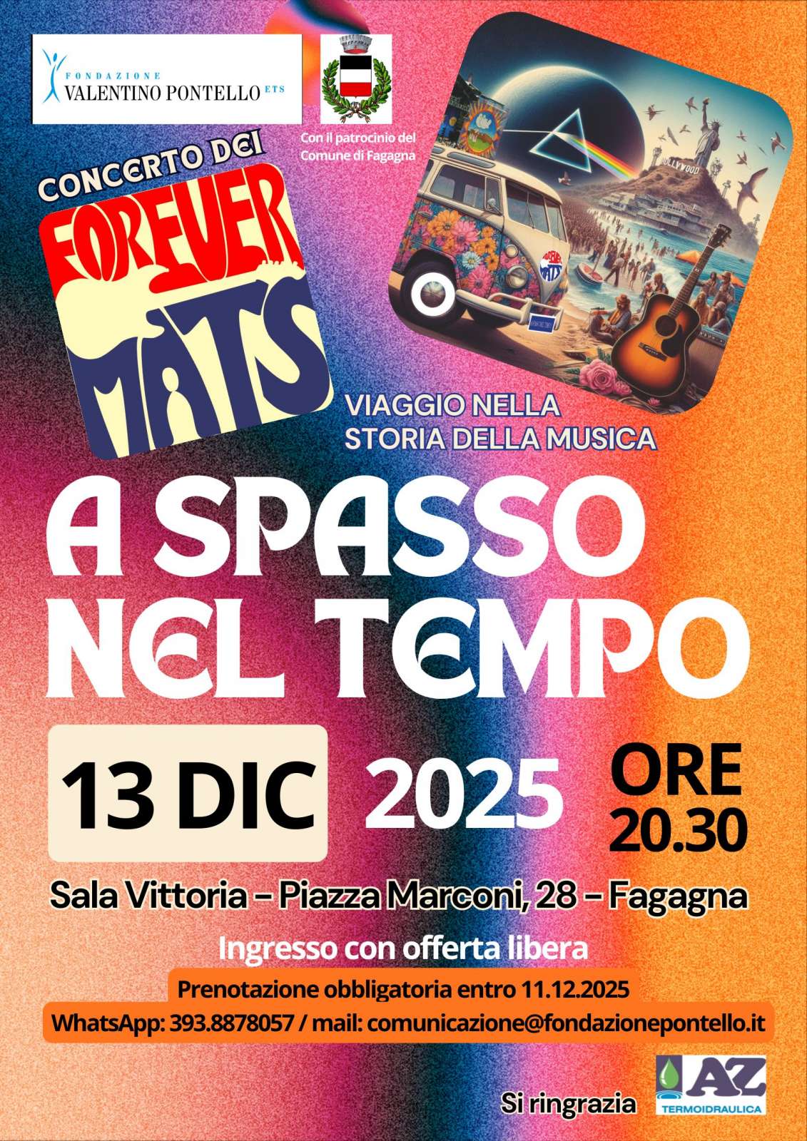 Volantino concerto Forever Mats a Fagana 13.12.25