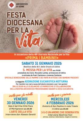 Locandina festa diocesana della vita 2026