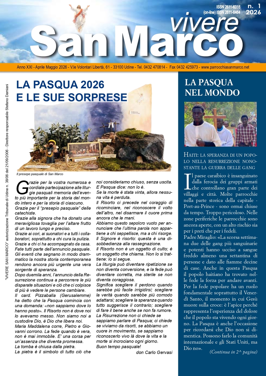 Vivere San Marco n. 1/2026 pag.1