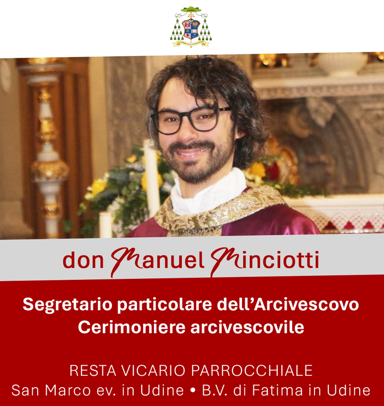 DON MANUEL MINCIOTTI NUOVO SEGRETARIO DELL’ARCIVESCOVO